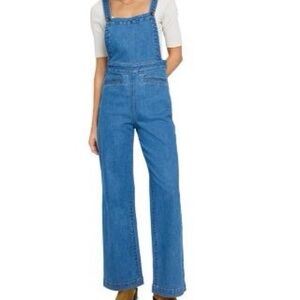 Faherty Classic Blue Jeans Overalls